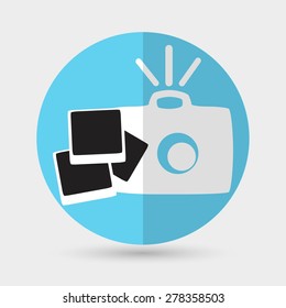 Camera icon on a white background