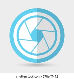 Camera icon on a white background