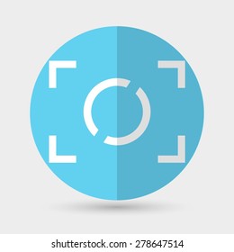 Camera icon on a white background