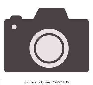 camera icon on white background