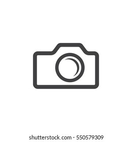 Camera Icon on the white background