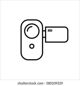 camera icon on white background