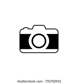 camera icon on white background