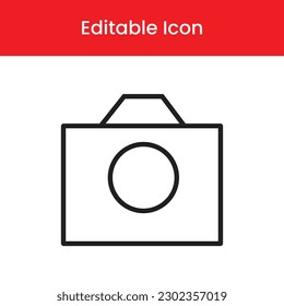Camera icon, Camera outline icon, Camera vector icon