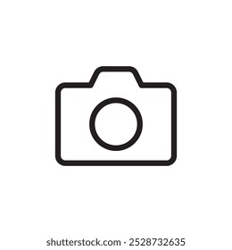 Camera icon Outline vector for web ui