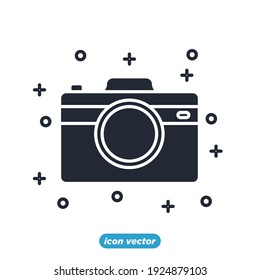 camera icon. camera party festival symbol template for graphic and web design collection logo vector illustration