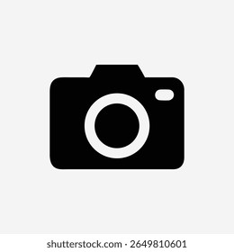 Ícone de câmera, ilustração de design de ícone de foto 