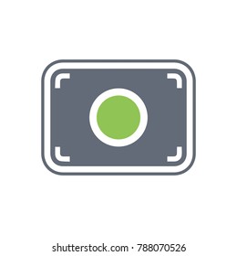 camera icon - photo illustration