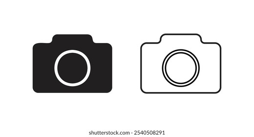 Camera icon. Photo camera icon. camera photography icon.