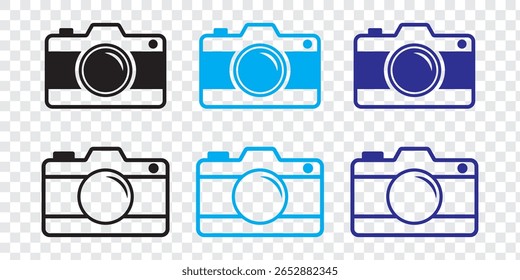 camera icon, photo snap camera line icon, camera symbol vector illustration