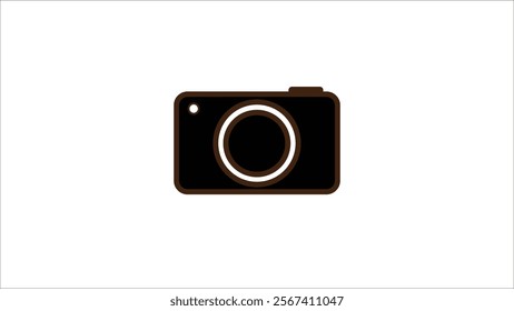 Camera icon  camera photo snapshot capture photograph on white background.