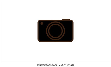 Camera icon camera photo snapshot capture photograph on white background.