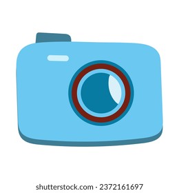 Camera icon. Photo camera for Summer