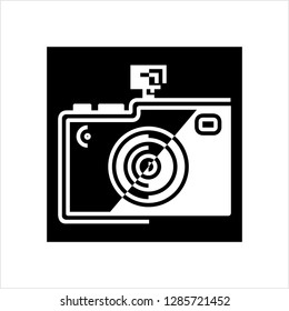 Camera Icon, Photo Camera Icon Vector Art Illustration