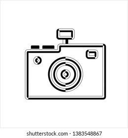Camera Icon, Photo Camera Icon Vector Art Illustration