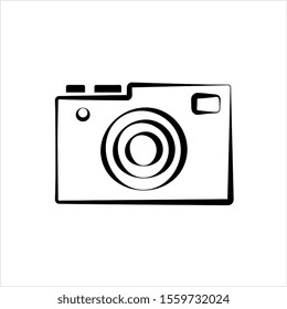 Camera Icon, Photo Camera Icon Vector Art Illustration