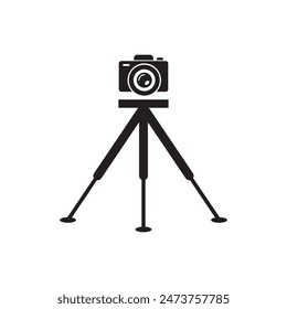 Icono de la cámara, Vector de la cámara de fotos plana aislada. Signo de Fotografía de instantánea simple moderna. Concepto de Internet Instant Photo. Símbolo de moda para diseño de Sitio web, Botón de Web, App móvil. Ilustración del logotipo