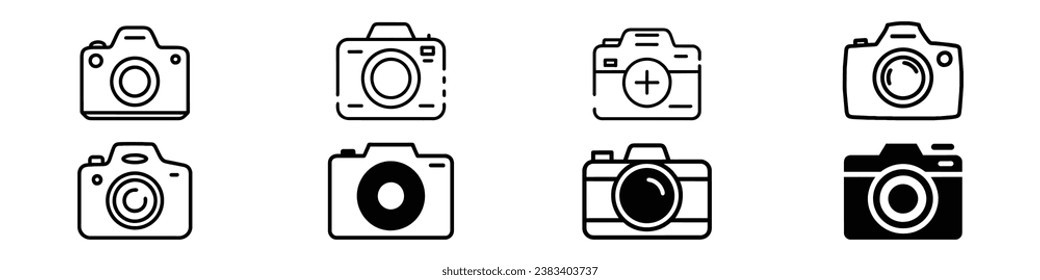 camera icon, Photo camera vector icon, Camera Icon, icons pocket digital snapshots icons, Camera icon vector illustration. photo capture sign and symbol. photography icons.