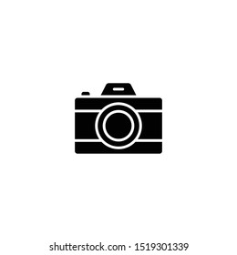 Camera icon. Photo camera vector icon. Modern simple snapshot photography sign. Trendy symbol for website design, web button, mobile app. Logo illustration