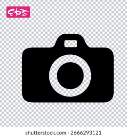Ícone de câmera, ícone de foto, ícone de vídeo, formato EPS ícone de vetor arquivo de ilustração