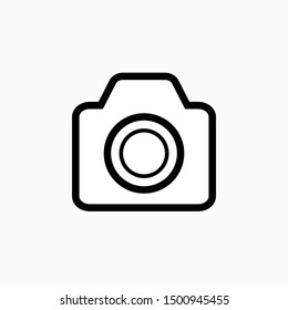 Camera Icon. Photography, Documentation Symbol. Applied for Design, Presentation, Website or Apps Elements - Vector.