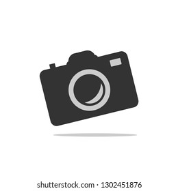 Camera Icon. Photography Equipment Vector Illustration Logo Template. EPS 10.