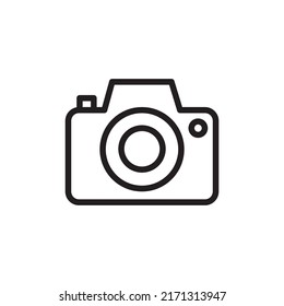 Camera icon, Photography Icon Logo Simple template. EPS 10 Vector Design Illustration.
