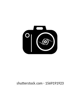 Camera icon, Camera Photography Icon Logo Template Illustration  isolated on white background,  Vector EPS 10, 