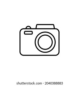 Camera Icon, Camera Photography Icon Logo Template Illustration Design