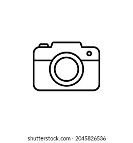 Camera Icon, Camera Photography Icon Logo Template Illustration Design