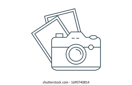 Camera icon for photography and media