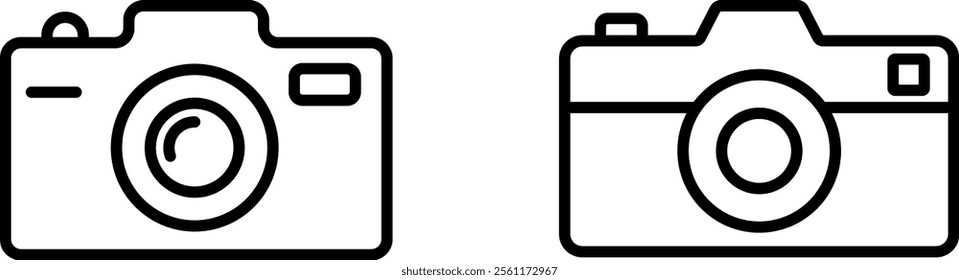 "Camera Icon for Photography, Media, and Visual Content Applications"