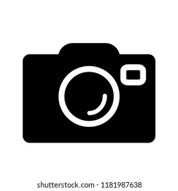 Camera Icon. Photography, Photographer Illustration. Applied as Trendy Symbol for Design Elements, Websites, Presentation and Application - Vector.
