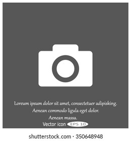 camera icon photography sign