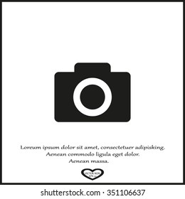 camera icon photography sign