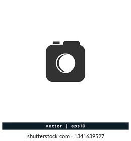 Camera icon photography symbol logo template