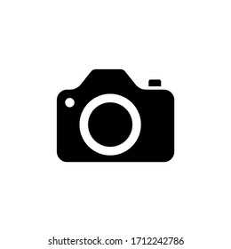 Camera icon. Picture, photo icon vector isolated