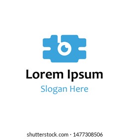Camera Icon Pixel Creative Business Logo