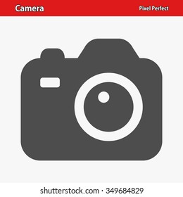 Camera Icon. Professional, pixel perfect icons optimized for both large and small resolutions. EPS 8 format.