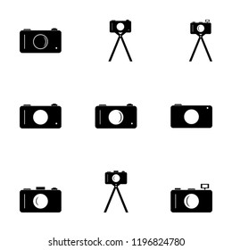 camera icon set