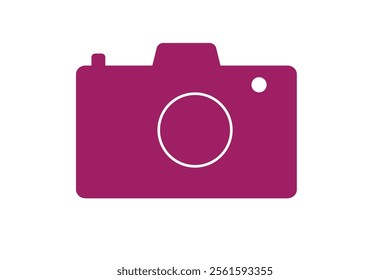 Camera icon set. flat illustration of vector icon on white background