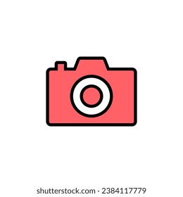 Camera icon set illustration. photo camera sign and symbol. photography icon.