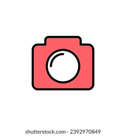 Camera icon set illustration. photo camera sign and symbol. photography icon.