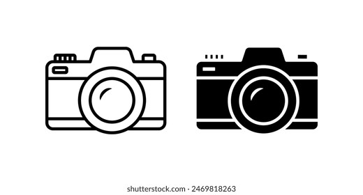 Camera icon set. for mobile concept and web design. vector illustration