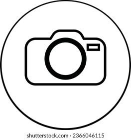 Camera icon set. Photo camera in flat style. Vector, Photo camera doodle icon