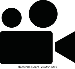 Kamerasymbol eingestellt. Fotokamera im flachen Stil. Vektorgrafik, Foto-Kameradokamera-Doodsymbol