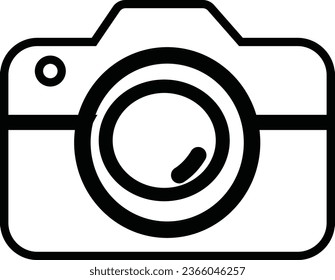 Camera icon set. Photo camera in flat style. Vector, Photo camera doodle icon