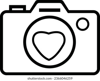 Conjunto de iconos de cámara. Cámara fotográfica de estilo plano. Vector, icono del doodle de la cámara fotográfica