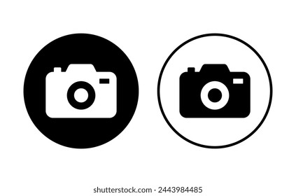Camera icon set. photo camera icon. camera photography icon.
