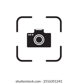 Camera icon set. photo camera icon. camera photography icon.